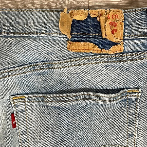 Levi’s 514 Straight Fit Men’s Medium Wash Denim Jeans W36 L30 - Picture 13 of 14